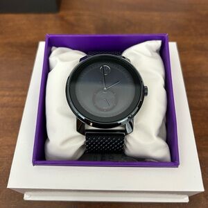 Blue Movado Bold Wristwatch.